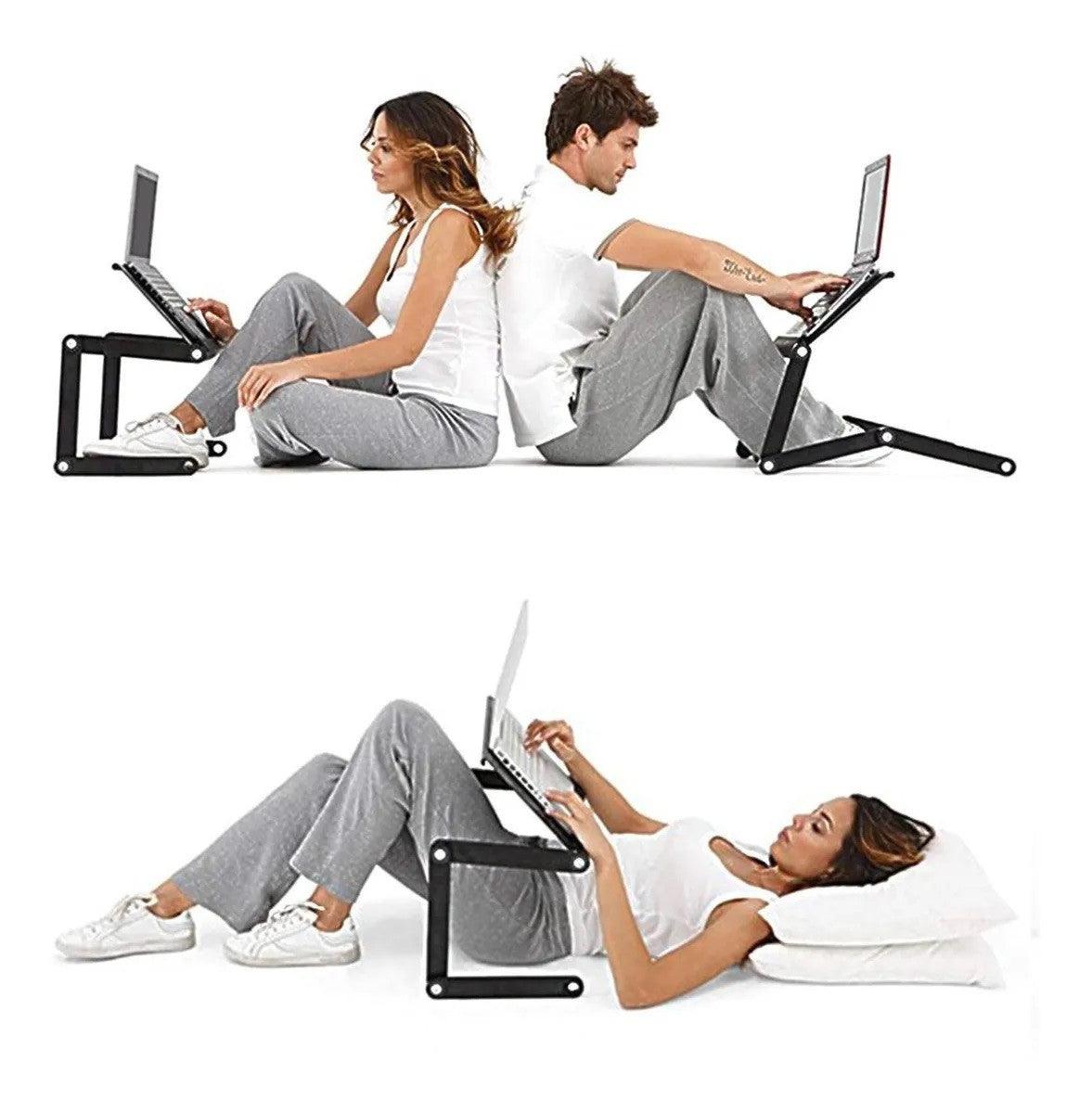 FLEXDESK PRO: MESA PORTABLE Y AJUSTABLE PARA LAPTOP - Tienda Happy