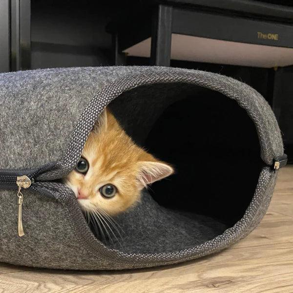 CATTYPRO™ | CAMA TUNEL PARA GATOS + RECETARIO ESPECIAL 🎁 - Tienda Happy