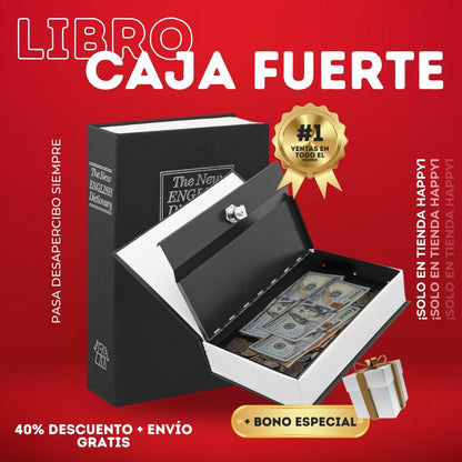 BOOKPRO: Caja Fuerte Discreta - Tienda Happy