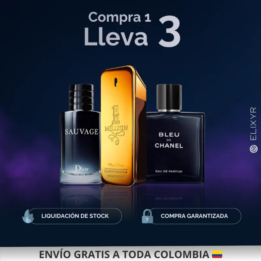 KIT x3 FRAGANCIAS DE LUJO EXCLUSIVO